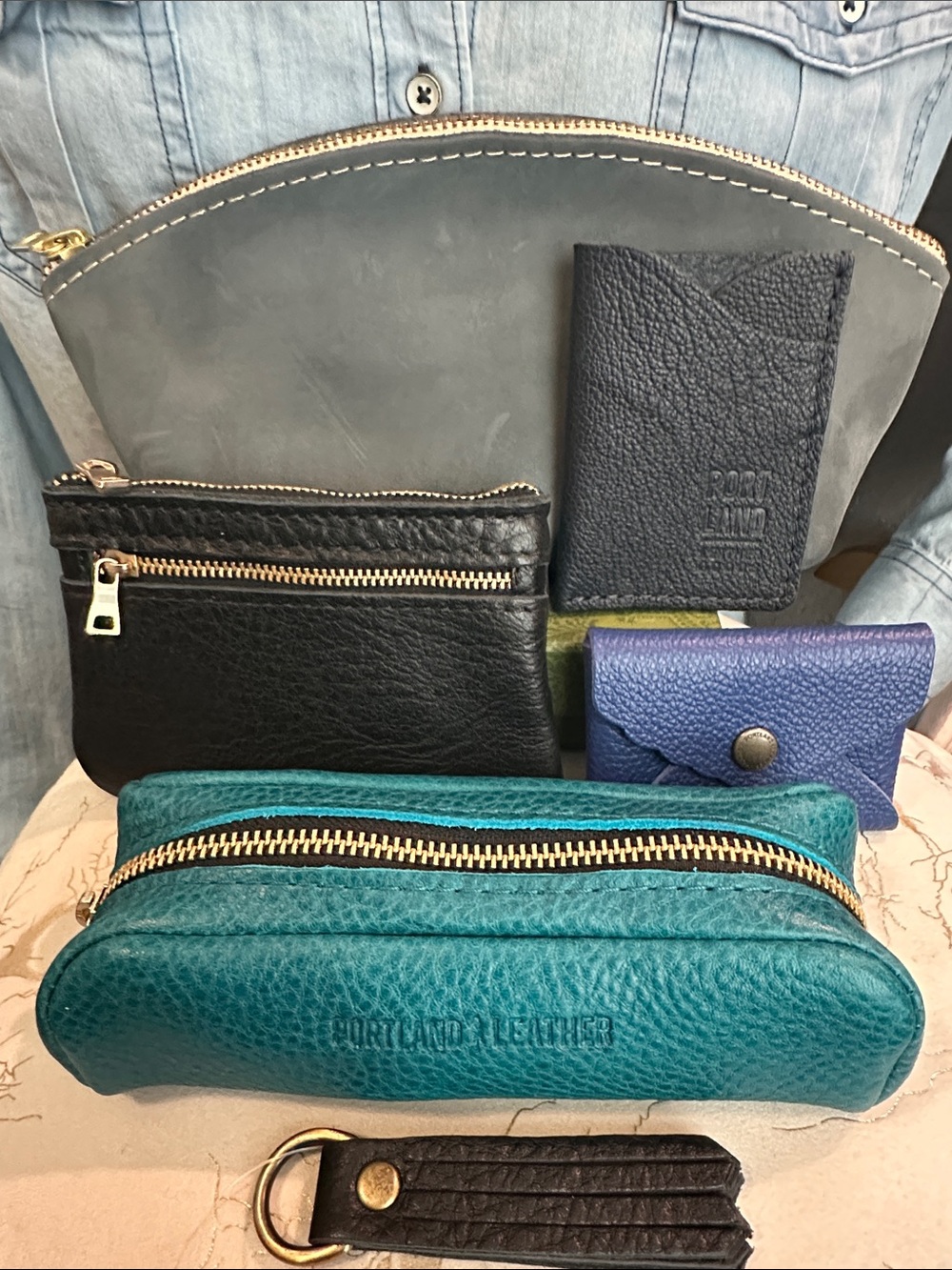 PLG littles bundle eclipse, ballpark pouch double zip wallet Daisy cardholder